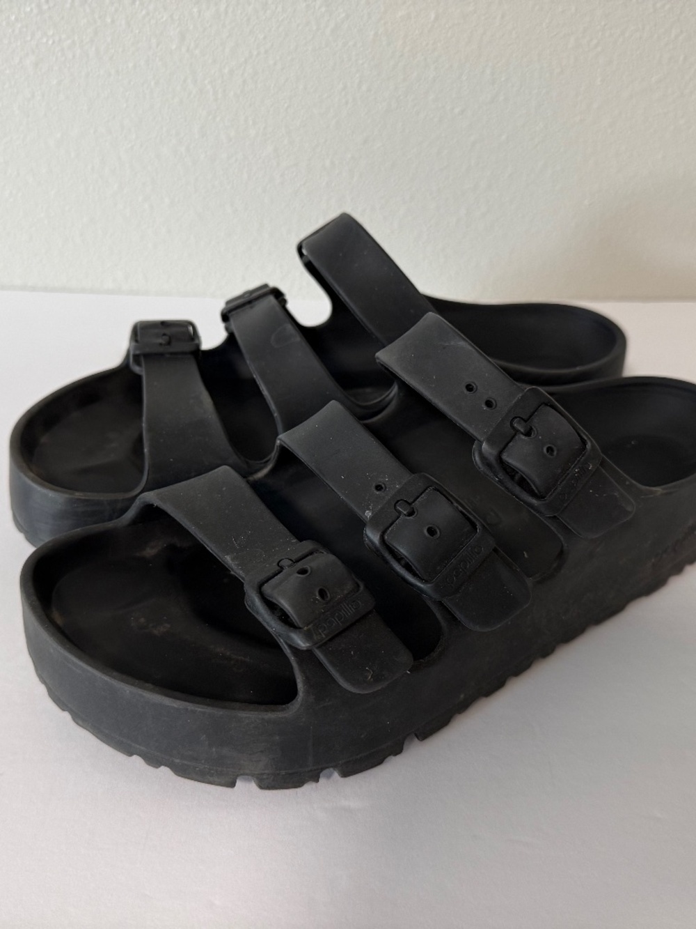 Birkenstock Papillio Florida Flex PLatform- Black